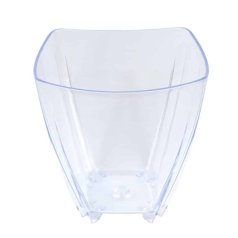 Champanheira de plástico grande transparente - Balde de gelo de 12 litros