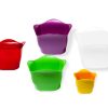 Kit de Cachepôs Plásticos - 5 vasos - várias cores - Plastpot - Imagem 2